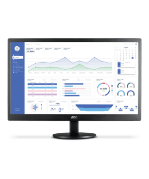 Monitor AOC 18,5 LED, VGA e HDMI - E970SWHNL Série 70 Preto