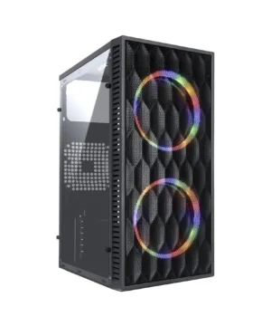 Gabinete Gamer Vinik Wave M-ATX, Mid Tower, Lateral Acrilico - GGWACBK Preto