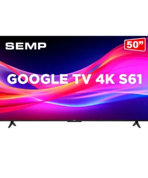 Smart TV LED 4K UHD 50" SEMP, Google Assistente, sem bordas
