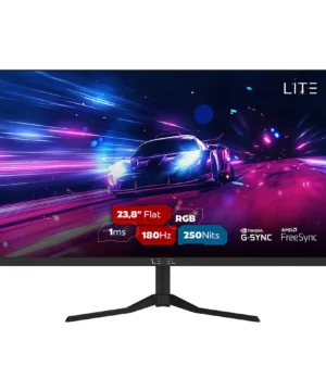Monitor Gamer Level Lite 23.8' ELED, FHD, 180Hz, 1ms, IPS, Freesync e G-sync - L2411SU Preto