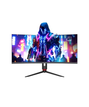 Monitor Gamer Hi Level Elite Curvo 34" ELED, 180Hz, 1ms, HDR, Freesync e G-sync - HL34R180C Preto
