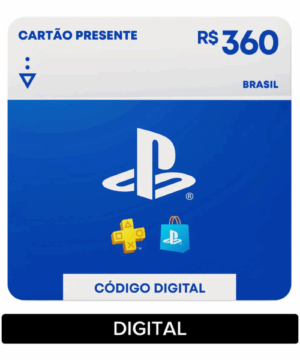 Gift Card Sony PlayStation (Brasil) R$360,00