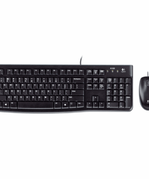 Combo Logitech Teclado e Mouse MK120 Preto