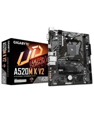 Placa Mãe Gigabyte A520M K V2 (rev. 1.1), AMD AM4, Micro ATX DDR4
