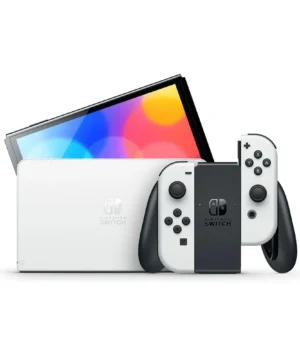 Console Nintendo Switch OLED com Mario Kart 8 Branco
