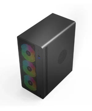 Alternative view of Gabinete Hilevel, Sem Fonte, ATX, ARGB de 12 cm - LV150 Preto