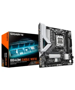 Placa mãe Gigabyte B840M EAGLE WiFi 6, Gráfico Integrado, AMD Radeon AM5 ATX DDR5