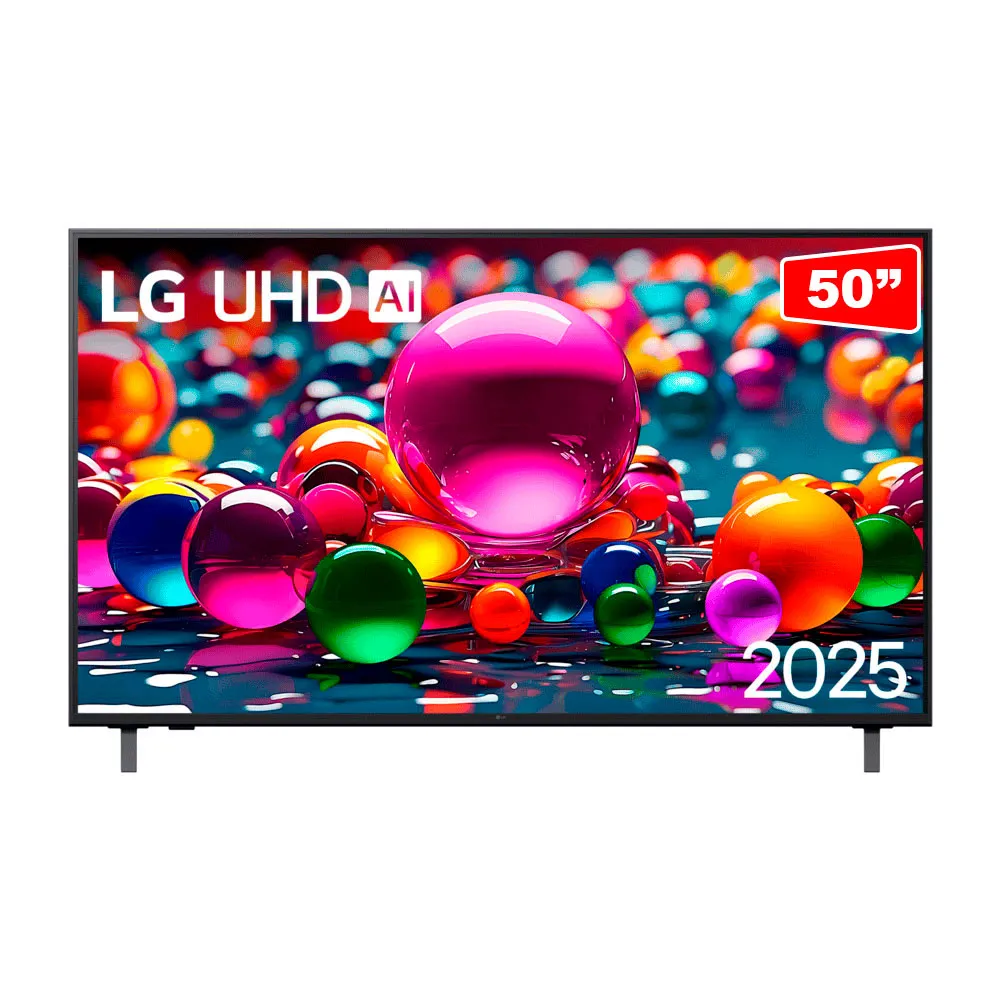 Smart TV LED 4K 50" LG 50UA8550PSA, Processor 4K Gen8 e Chatbot de IA
