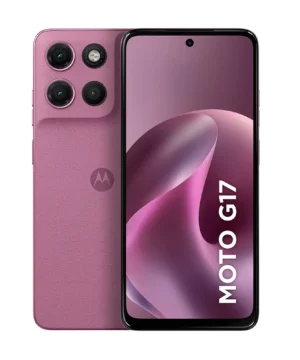 Smartphone Motorola Moto G17, XT2623-1, 256GB, 4GB + 8GB RAM Boost, Rosa